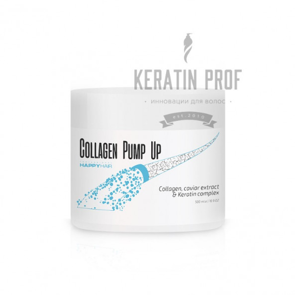 Ботокс Happy Hair Collagen Pump UP 1000 гр