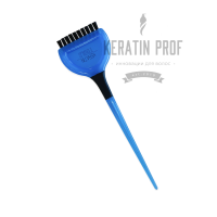 Кисть для кератина Keratin Tools Model II Черная/Голубая