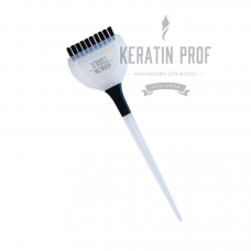 Кисть для кератина Keratin Tools Model II Черная/Белая