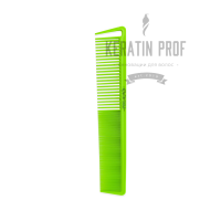 Расческа Keratin Tools карбоновая, комбинированная Зеленая