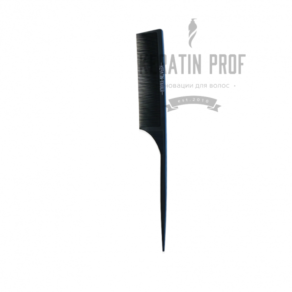 Расческа Keratin Tools 1мм карбоновая с хвостиком Черная