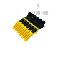 Зажимы пластиковые Keratin Tools Желтые 6 шт