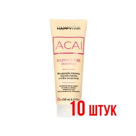 Шампунь Happy Hair Acai без сульфатов 250 мл 10 шт