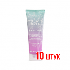 Маска Happy Hair Collagen & Biotin без сульфатов 250 мл 10 шт