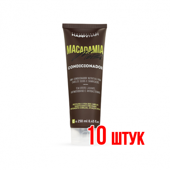 Кондиционер Happy Hair Macadamia Moist без SLS/SLES 250 мл 10 шт