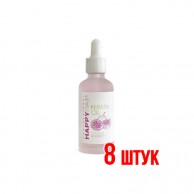 Масло маракуйи и пачули Happy Hair Keratin 50 мл 8 шт