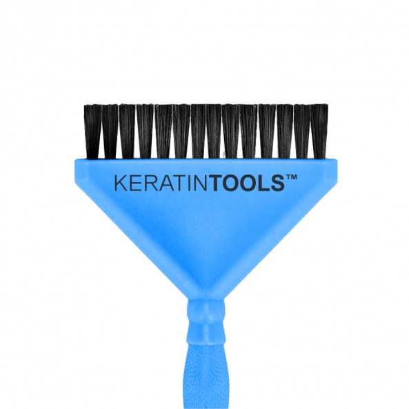 Кисть для кератина Keratin Tools Голубая