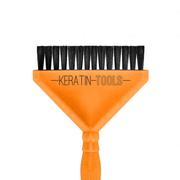 Кисть для кератина Keratin Tools Оранжевая