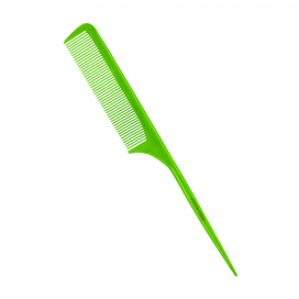 Расческа карбоновая с хвостиком Keratin Tools Зеленая