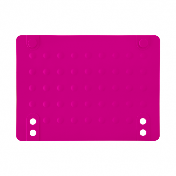 Термоковрик силиконовый для щипцов-выпрямителей розовый