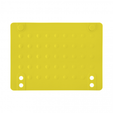 Термоковрик силиконовый для щипцов-выпрямителей желтый